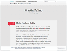 Tablet Screenshot of martinpaling.wordpress.com