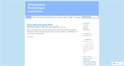 Desktop Screenshot of 4sekolah.wordpress.com