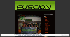 Desktop Screenshot of fuscion.wordpress.com