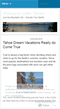 Mobile Screenshot of discovertahoe.wordpress.com