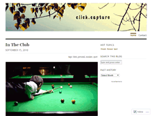 Tablet Screenshot of clickcapture.wordpress.com
