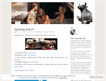 Tablet Screenshot of mythologyclubnyc.wordpress.com