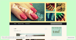 Desktop Screenshot of lackynails.wordpress.com