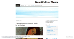 Desktop Screenshot of kunstcultuurmusea.wordpress.com