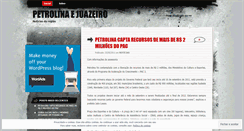 Desktop Screenshot of petrolinaejuazeiro.wordpress.com