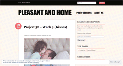 Desktop Screenshot of pleasantandhome.wordpress.com