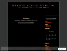 Tablet Screenshot of dianhua383.wordpress.com