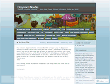 Tablet Screenshot of dizzywoodnewbie.wordpress.com