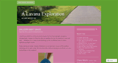 Desktop Screenshot of alavanaexploration.wordpress.com
