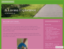 Tablet Screenshot of alavanaexploration.wordpress.com