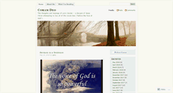Desktop Screenshot of coramdeo2.wordpress.com