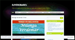 Desktop Screenshot of djverobares.wordpress.com