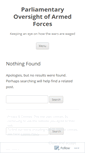 Mobile Screenshot of parliamentaryoversight.wordpress.com