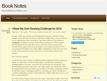Tablet Screenshot of booknote.wordpress.com