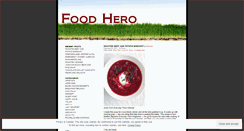 Desktop Screenshot of foodhero.wordpress.com