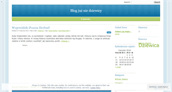 Desktop Screenshot of dziewica.wordpress.com