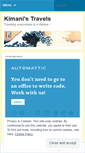 Mobile Screenshot of kyntravels.wordpress.com