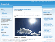 Tablet Screenshot of ilmastotieto.wordpress.com