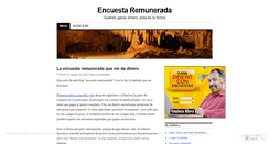 Desktop Screenshot of encuestaremunerada1.wordpress.com