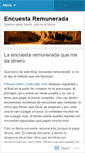 Mobile Screenshot of encuestaremunerada1.wordpress.com