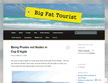 Tablet Screenshot of bigfattourist.wordpress.com