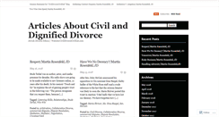 Desktop Screenshot of civildivorcecivilget.wordpress.com