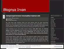 Tablet Screenshot of irvanchow.wordpress.com