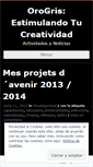 Mobile Screenshot of orogris.wordpress.com