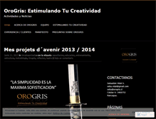 Tablet Screenshot of orogris.wordpress.com