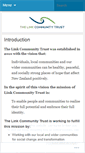 Mobile Screenshot of linkcommunitytrust.wordpress.com