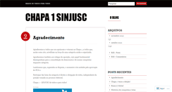 Desktop Screenshot of chapa1sinjusc.wordpress.com