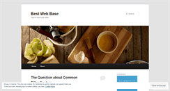 Desktop Screenshot of bestwebbase.wordpress.com