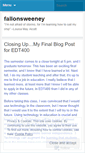 Mobile Screenshot of fallonsweeney.wordpress.com