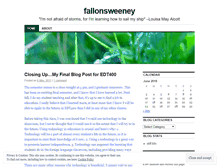 Tablet Screenshot of fallonsweeney.wordpress.com