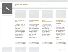 Tablet Screenshot of goodfreeebook.wordpress.com