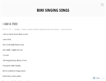 Tablet Screenshot of bukisingingsongs.wordpress.com