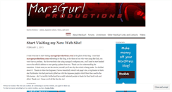 Desktop Screenshot of marzgurl.wordpress.com