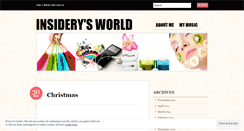 Desktop Screenshot of insiderstyle.wordpress.com