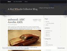 Tablet Screenshot of hotwheelcollector.wordpress.com