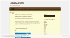 Desktop Screenshot of elikakurniadi.wordpress.com