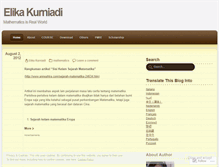 Tablet Screenshot of elikakurniadi.wordpress.com