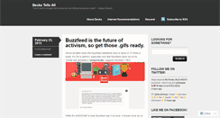 Desktop Screenshot of beckatellsall.wordpress.com