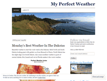 Tablet Screenshot of myperfectweather.wordpress.com