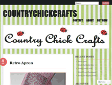 Tablet Screenshot of countrychickcrafts.wordpress.com