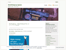 Tablet Screenshot of pepperjacked.wordpress.com