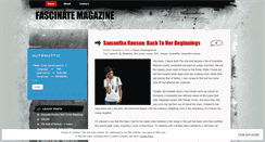 Desktop Screenshot of fascinatemagazine.wordpress.com