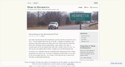 Desktop Screenshot of hereinhenrietta.wordpress.com