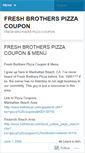 Mobile Screenshot of freshbrotherspizzacoupon.wordpress.com