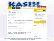 Tablet Screenshot of kasihcom.wordpress.com