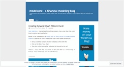 Desktop Screenshot of modelcore.wordpress.com